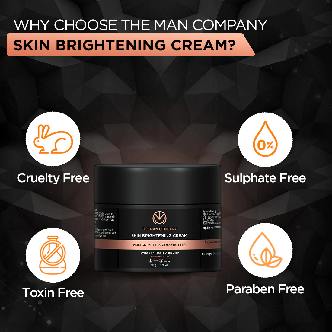 Skin Brightening Cream | Multani Mitti & Coco Butter - Image 4