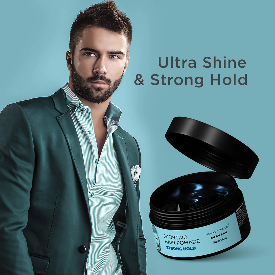 Sportivo Hair Pomade | Strong Hold | Ultra Shine - Image 4