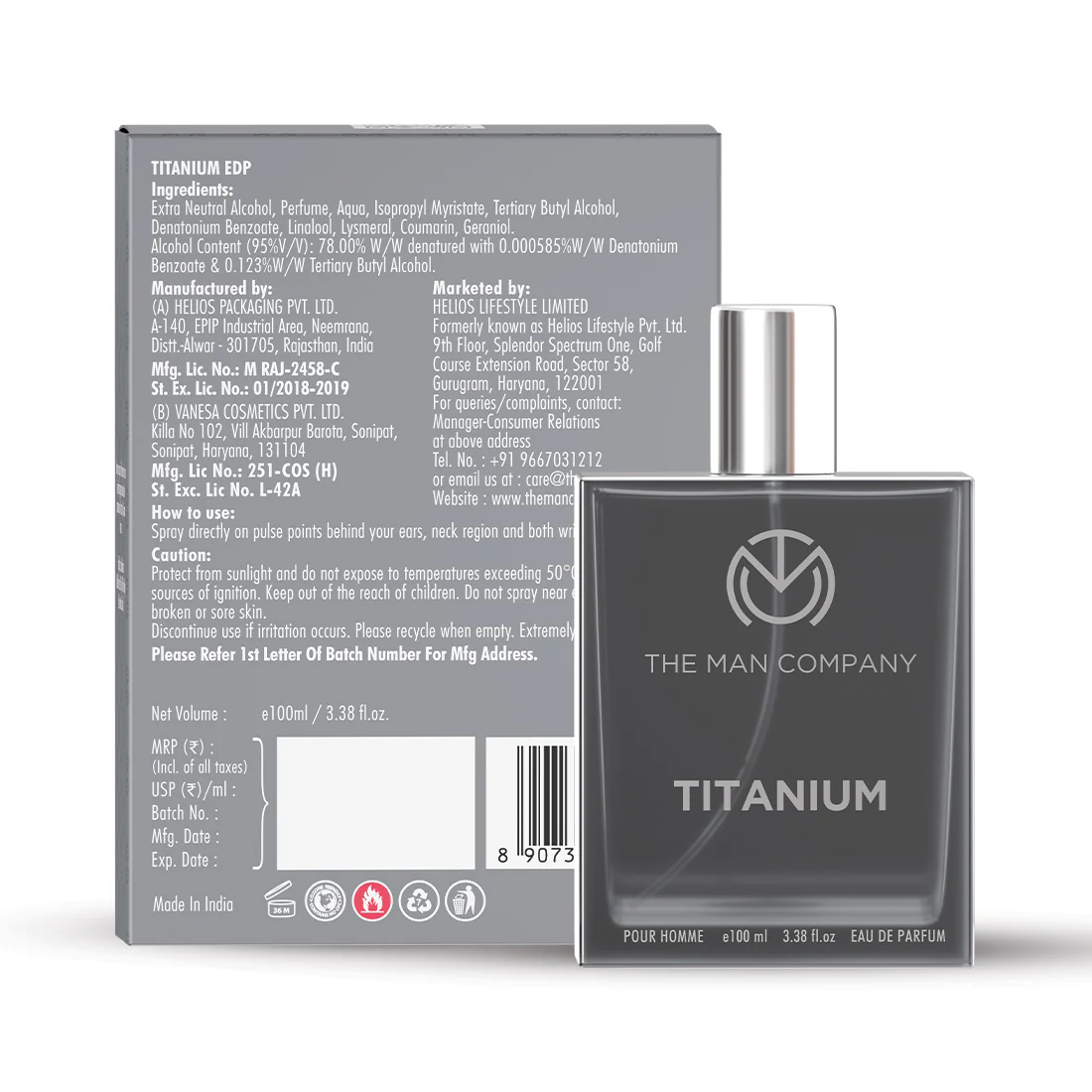 Titanium EDP Pack of 2 (50ml + 100ml) - Image 11