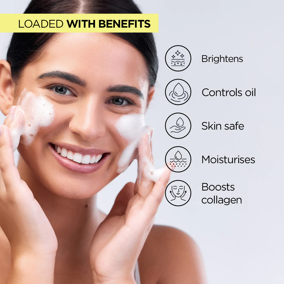 The Woman Company | Lemon Face Wash (100ml) - Image 3