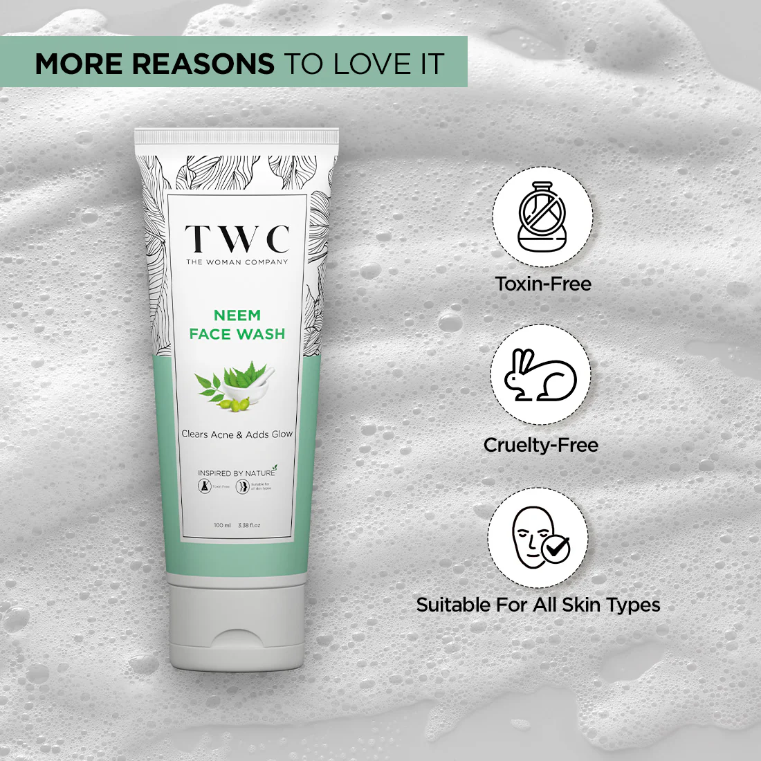 The Woman Company | Neem Face Wash (100ml) - Image 6