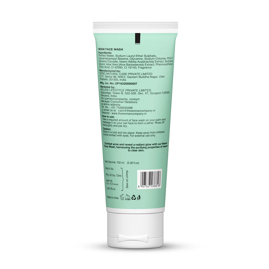 The Woman Company | Neem Face Wash (100ml) - Image 7