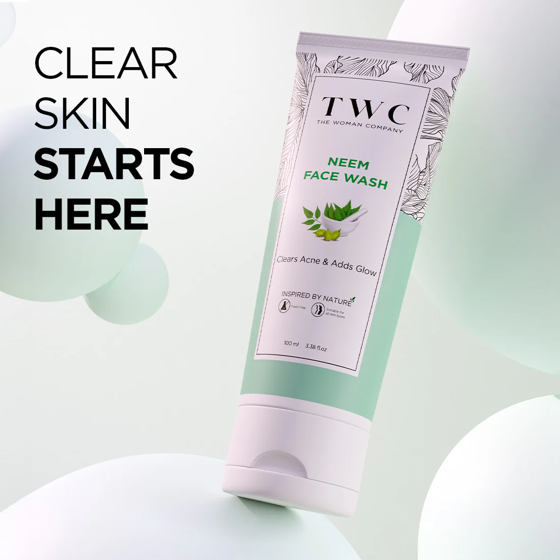 The Woman Company | Neem Face Wash (100ml) - Image 8