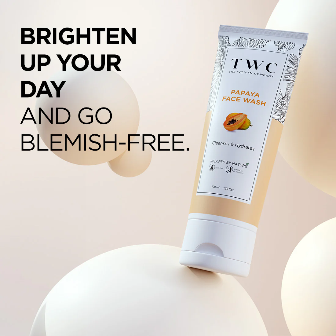 The Woman Company | Papaya Face Wash (100ml) - Image 4