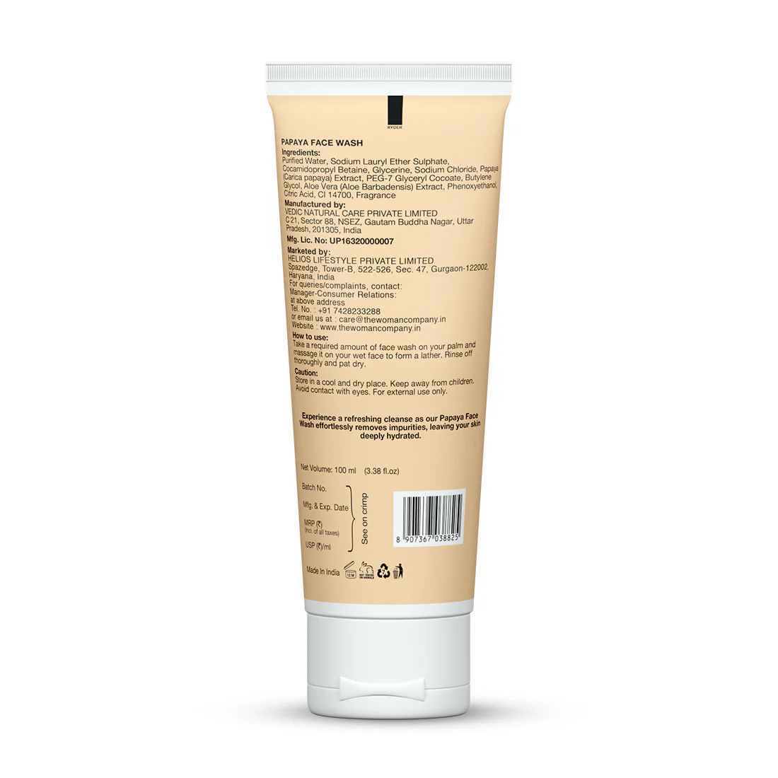 The Woman Company | Papaya Face Wash (100ml) - Image 8