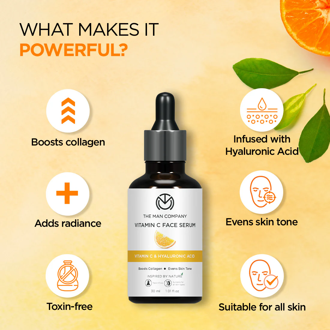 Vitamin C Face Serum | Vitamin C & Hyaluronic Acid (30ml) - Bulk Buy - Image 3