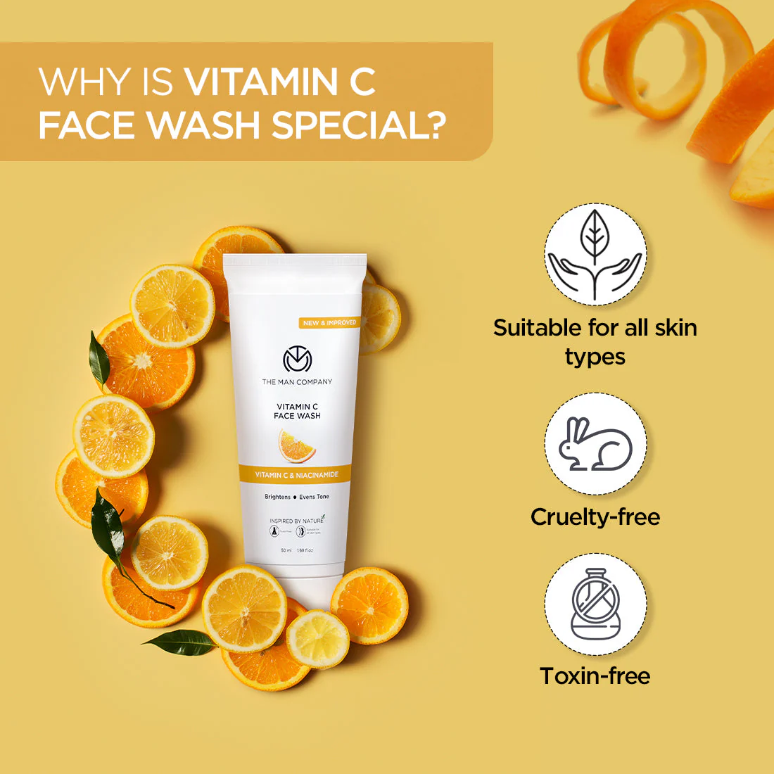 Vitamin C Face Wash (50ml) - Image 5